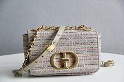 Dior Caro Embroidery CD Logo 2023 Size 20 x 12 x 7 cm - 5