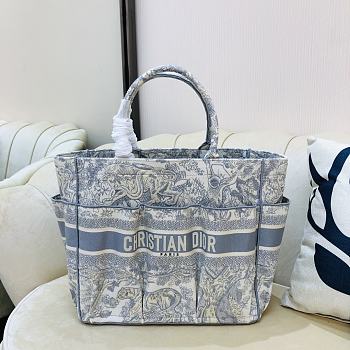 Dior Beach Bag Book Tote Old Flower 9028 Size 42 x 30 x 17 cm