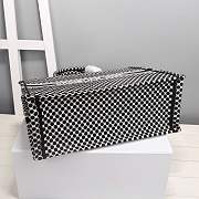 Dior Book Tote Polka Dot Embroidery Size 41.5 cm - 5