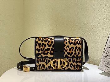 Dior Montaigne 30 Flower Leopard Print Size 24 cm