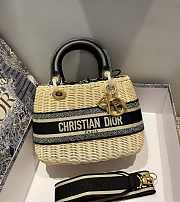 Dior Wicker Basket Bag Size 24 cm - 1