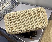 Dior Wicker Basket Bag Size 24 cm - 6
