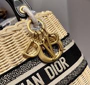 Dior Wicker Basket Bag Size 24 cm - 5