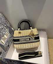 Dior Wicker Basket Bag Size 24 cm - 4