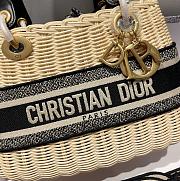 Dior Wicker Basket Bag Size 24 cm - 2