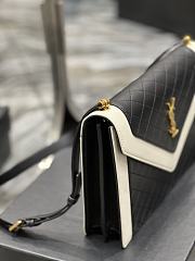 YSL Gaby Envelope Bag Black/White 668893 Size 26 × 18 × 5 cm - 5