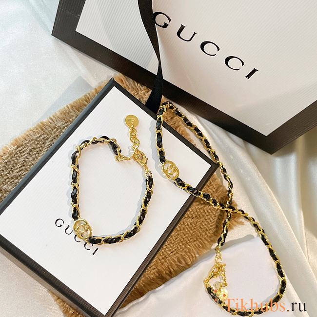 Jewelry Gucci bracelet chain set - 1