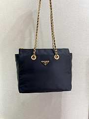 Prada Chain Bag Black 1BD621 Size 30 x 24 x 6 cm  - 2