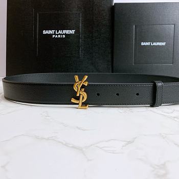 YSL Calfskin Soft Waist 3 cm