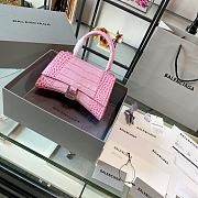 Balenciaga Sakura Pink Crocodile Pattern Size 19 x 8 x 21 cm - 4