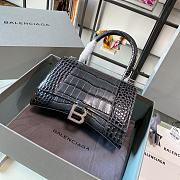 Balenciaga Sakura Black Crocodile Pattern Size 19 x 8 x 21 cm - 3