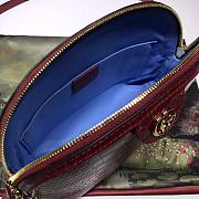 Gucci Big Red Crocodile Pattern 499621 Size 23 x 19 x 8 cm - 6