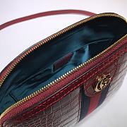 Gucci Red Crocodile Color 499621 Size 23 x 19 x 8 cm - 2