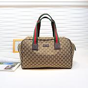 Gucci GG Canvas Boston Bag 153240 Size 42 x 26 x 23 cm - 1