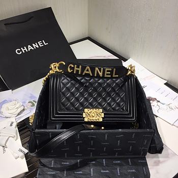 Chanel Leboy Black Size 25 cm