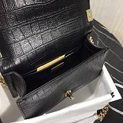 Chanel Leboy Crocodile Pattern Black 67086 Size 20 cm - 2