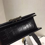 Chanel Leboy Crocodile Pattern Black 67086 Size 20 cm - 5