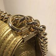 Chanel Leboy Crocodile Pattern Gold 67086 Size 25 cm - 5