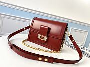 Louis Vuitton Dauphine MM Red Wine M55735 Size 25 x 17 x 10.5 cm - 1