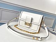 Louis Vuitton Dauphine MM White M55836 Size 25 x 17 x 10.5 cm - 1