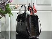 LV City Steamer PM Crocodile Bag N92515 Size 26.5 x 23 x 13 cm - 5