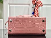 LV City Steamer PM Crocodile Bag Pink N92515 Size 26.5 x 23 x 13 cm - 4