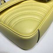 Gucci Marmont Yellow 443497 Size 26 x 15 x 7 cm - 3