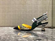 Fendi Multicolour Technical Mesh Slingbacks - 5