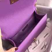 Chanel Boy Bag 25cm Purple  - 6