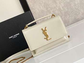 YSL Sunset Handbag Size 19 x 14 x 5.5 cm