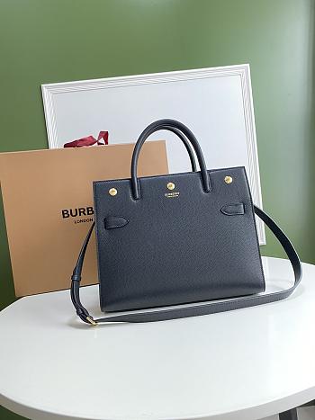 Burberry Title-Tyler Handbag Full Black Size 34 x 15 x 25 cm