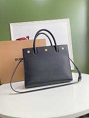 Burberry Title-Tyler Handbag Full Black Size 34 x 15 x 25 cm - 4