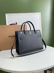 Burberry Title-Tyler Handbag Full Black Size 34 x 15 x 25 cm - 2