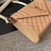 YSL Evelope Medium Bag In Beige Size  24 x 17.5 x 6 cm - 3