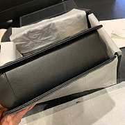 Chanel Calfskin Chain CC Accordion Shoulder Bag Black AS1751 Size 25 x 19 x 8 cm - 5