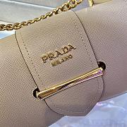 Prada Saffiano Leather Prada Sidonie Beige 1BD219 Size 21,5 x 12 x 6,5 cm - 4