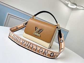 Louis Vuitton Twist Strap MM Bag Epi Leather Size 23 x 17 x 9.5 cm