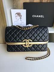 Chanel Flap Bag Black 57276 Size 26 cm - 1