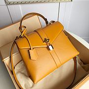 LV Rose Des Vents PM Noir Lemon Yellow M53821 Size 26.5 x 19.5 x 11 cm - 1