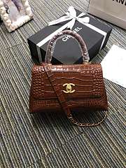 Chanel Crocodile Messenger Chain Bag A93050 Size 25 × 15 × 12 cm - 1