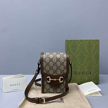 Gucci Liberty 1955 Horsenit Bag Size 11.5 x 17 x 4 cm