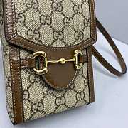Gucci Liberty 1955 Horsenit Bag Size 11.5 x 17 x 4 cm - 2