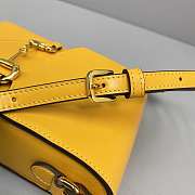 Gucci Liberty 1955 Horsenit Bag Yellow Size 11.5 x 17 x 4 cm - 4