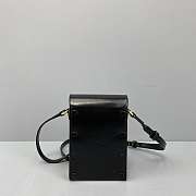 Gucci Liberty 1955 Horsenit Bag Black Size 11.5 x 17 x 4 cm - 4