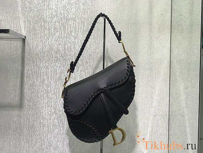 Dior Saddle Bag Black 25cm  - 1