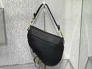 Dior Saddle Bag Black 25cm  - 3