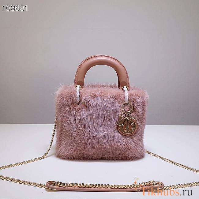 Dior Mini Lady Pink 17 cm - 1