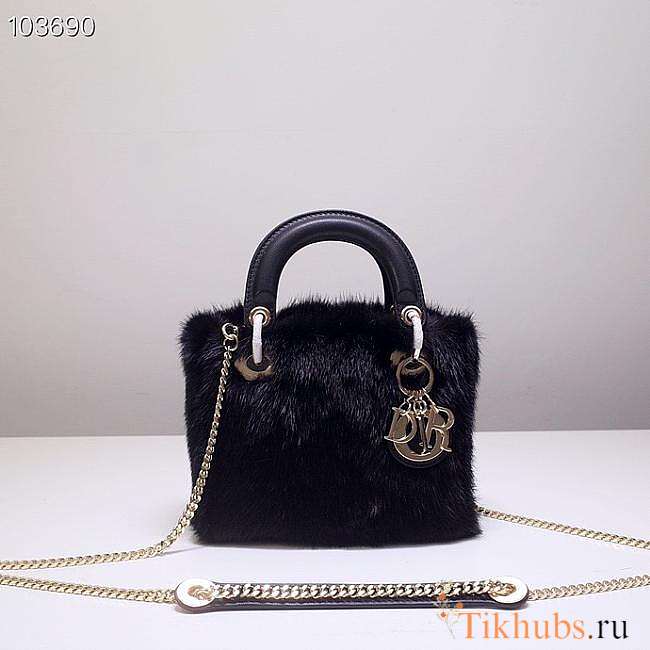 Dior Mini Lady Black 17 cm - 1