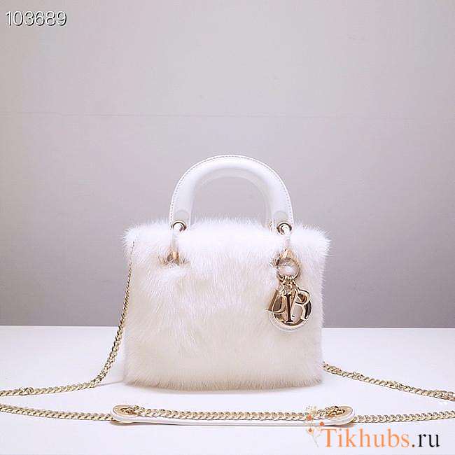 Dior Mini Lady White 17 cm - 1