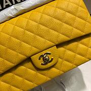 Chanel 1112 Medium Flap Bag Yellow Size 25cm - 3